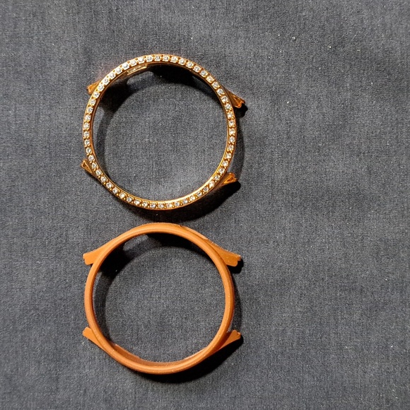 NWT 2 Pack Gold & Brown Galxy Watch 5 Cases - Picture 2 of 4